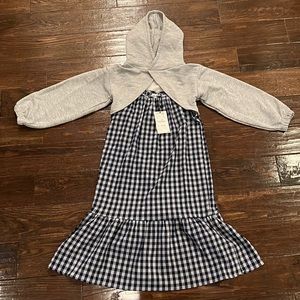 Zara girls sweatshirt dress
